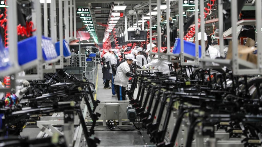 E-scooter production line