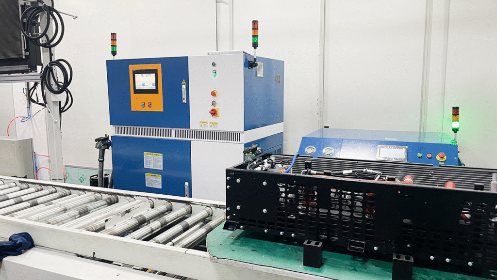 Characteristics of Semi-Automatic Air Conditioner Production Line