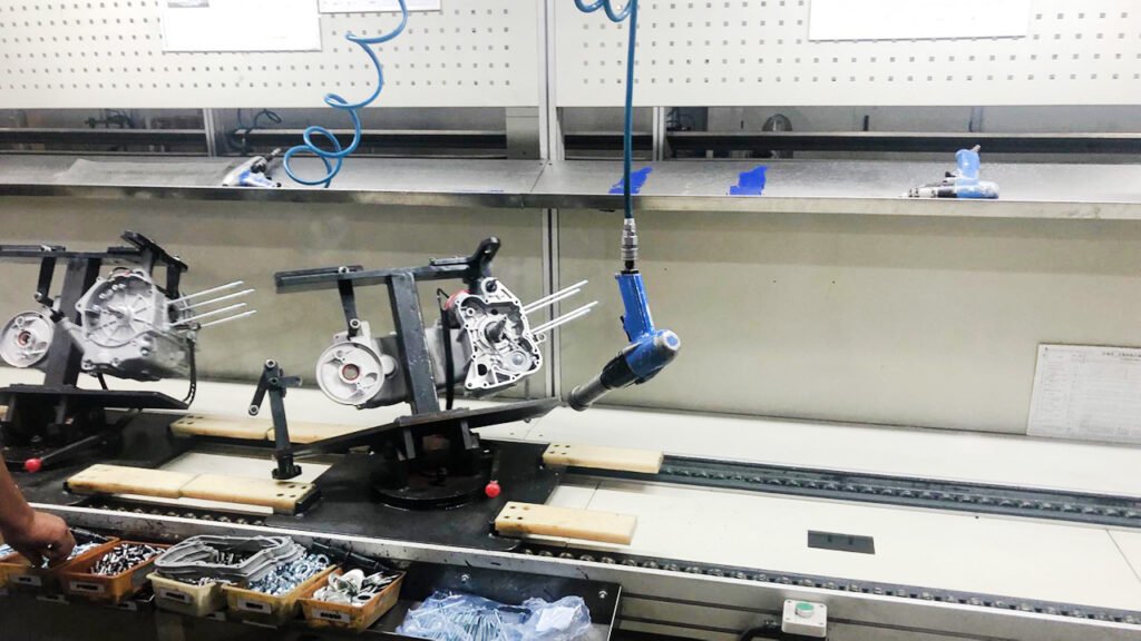 Characteristics of Motorcycle Engine Assembly Line