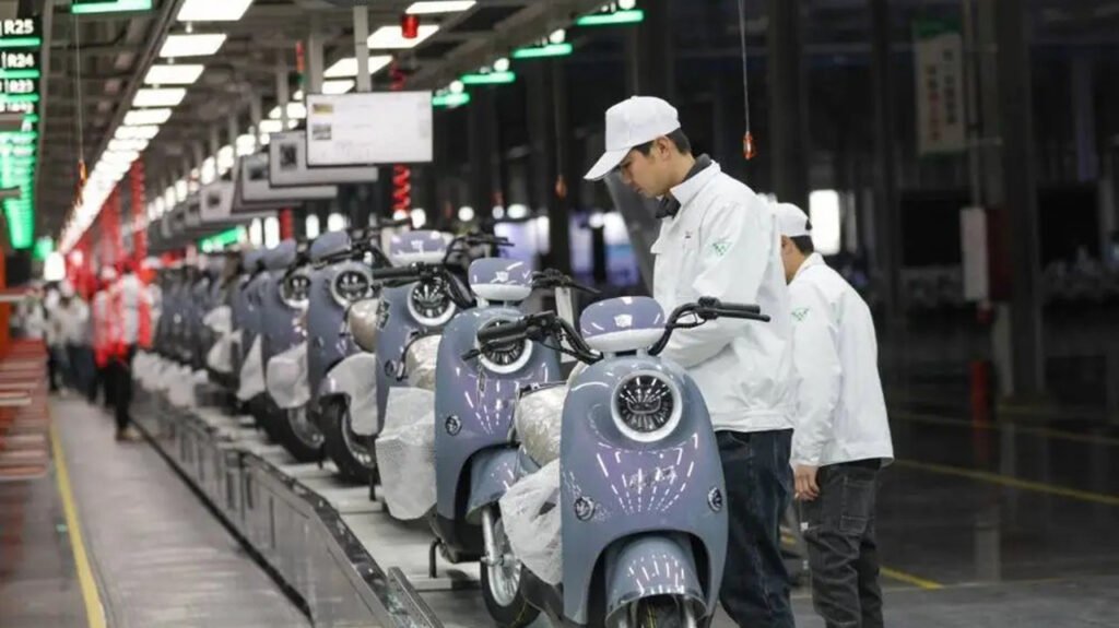 E-scooter production line
