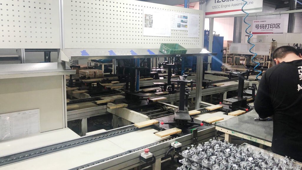 Motorcycle Engine Assembly Line