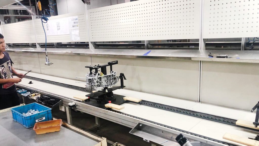 Motorcycle Engine Assembly Line