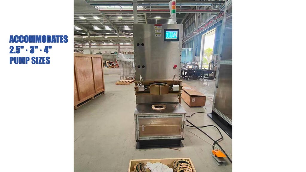 Submersible Pump Inlet Connector Tightening Machine for Specific Pump Size Ranges