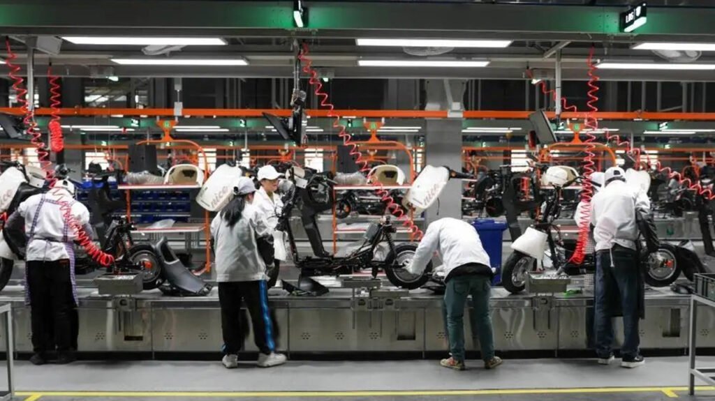 E-scooter production line