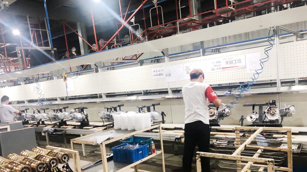 Motorcycle Engine Assembly Line