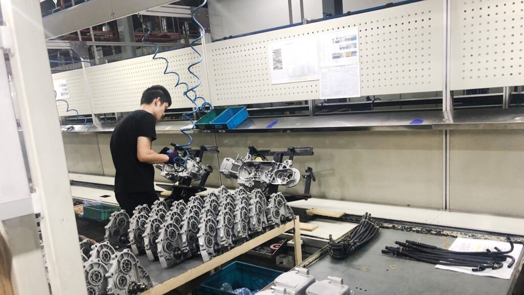 Motorcycle Engine Assembly Line