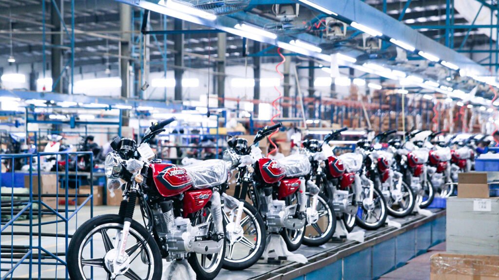 motorcycle production line assembly line 