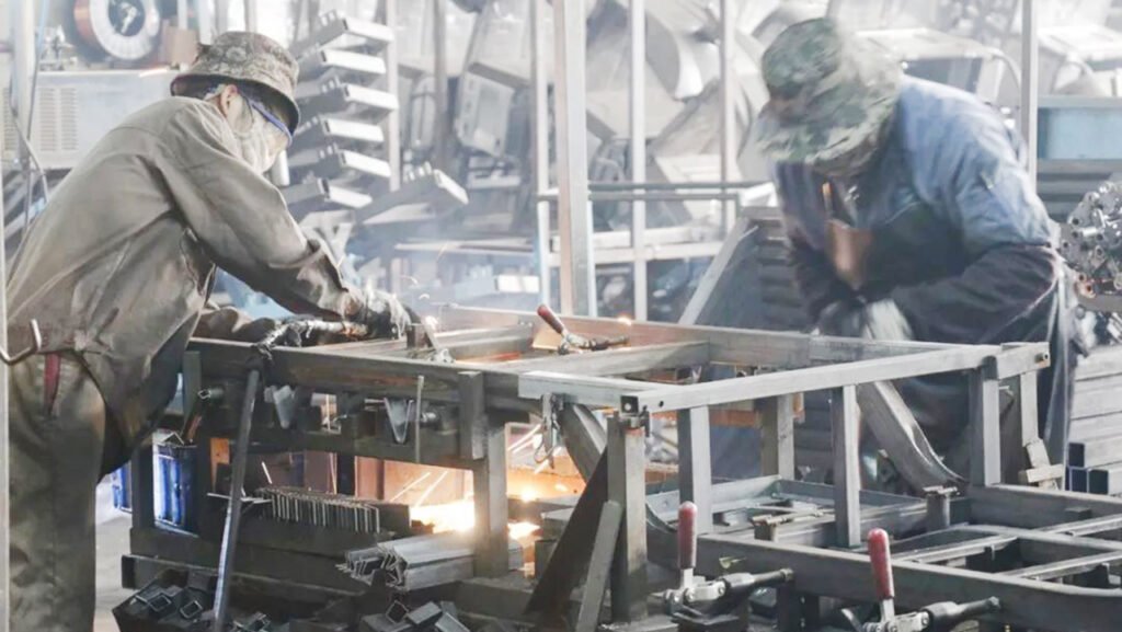 three wheel tricycle assembly line