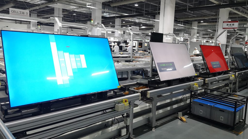 TV assembly line