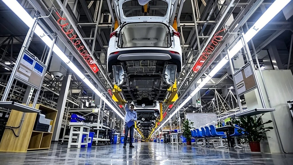 sedan final production line