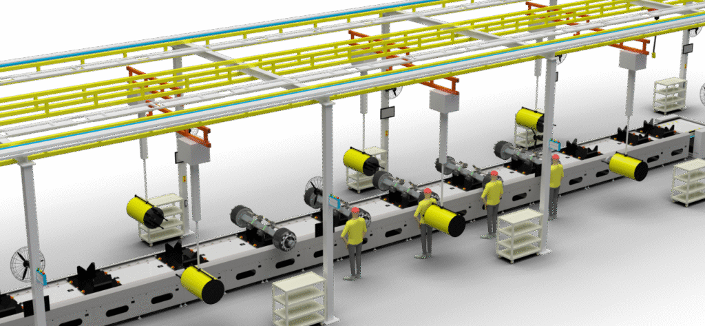 axle production line