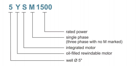 Submersible Motors–-5YS Series Oil filled Submersible Motor