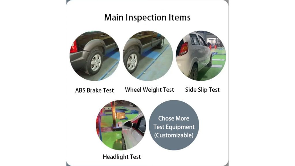 Pre Line Inspection Automotive Testing Line-Pre-delivery Vehicle Final Inspection-Test ...