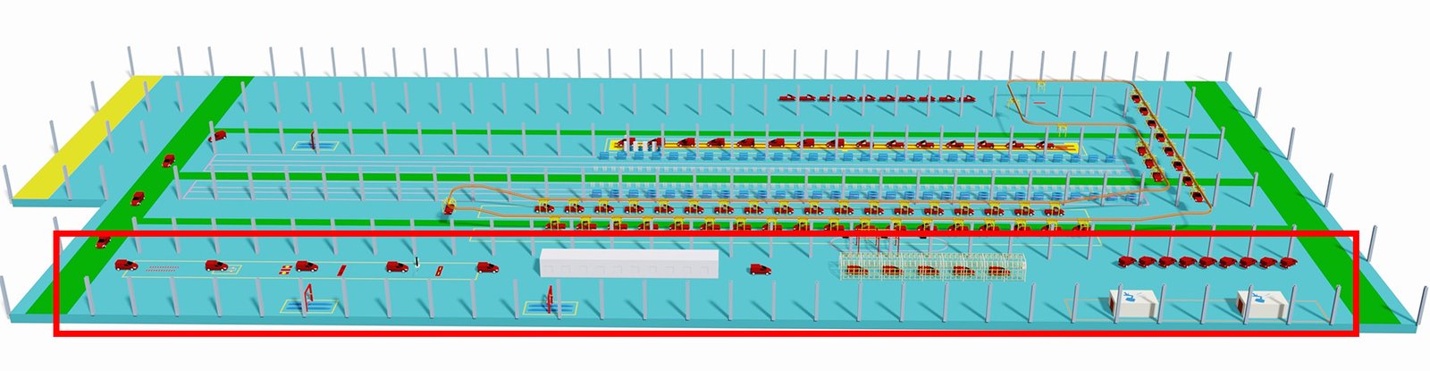 Pre Line Inspection Automotive Testing Line-Pre-delivery Vehicle Final Inspection-Test ...