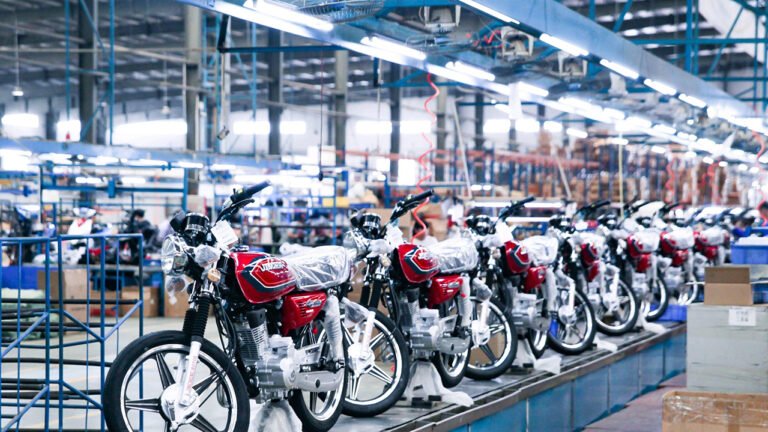 motorcycle production line assembly line