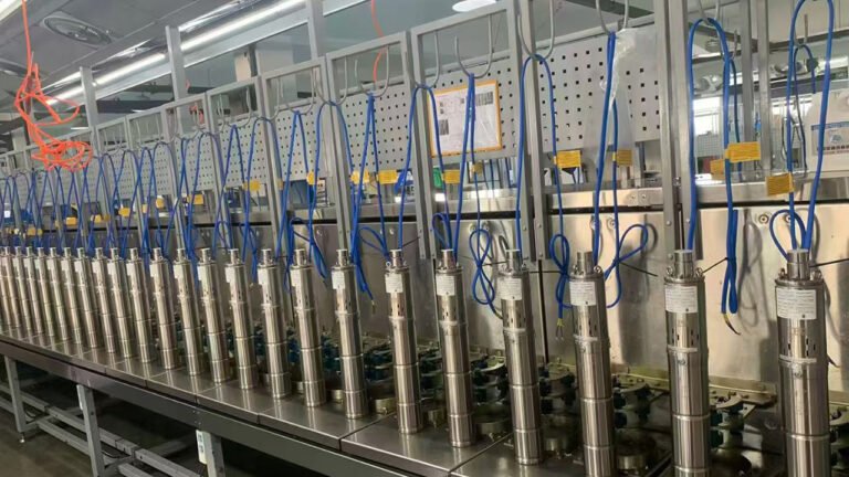 Stainless Steel Deep Well Submersible Pump Assembly Line